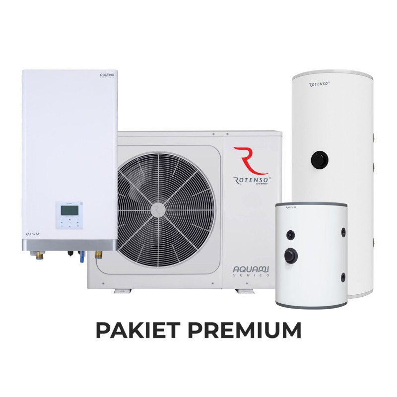 Pakiet Premium Rotenso AQUAMI Split 12 kW z akcesoriami