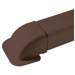 Maskownica ścienna IPWE80BR brązowa Ivensis