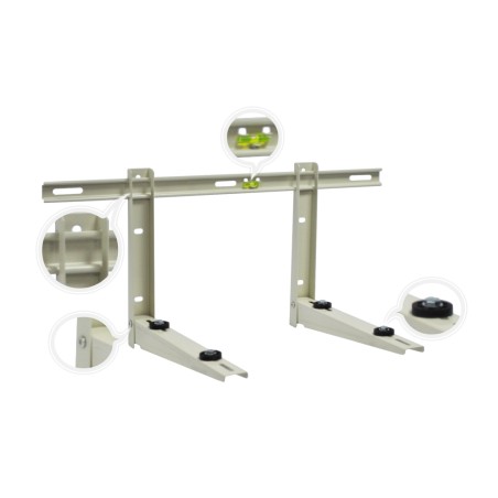 Wspornik składany z  belką montażową Ivensis IWL450 450mm